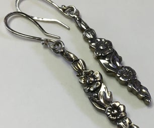 Earrings From Vintage Cutlery