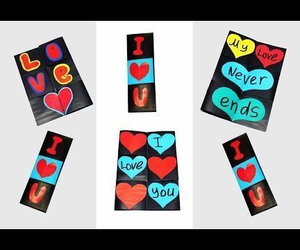 DIY Love Card. Greeting Card Making. How to Make Endless Love Card. Paper Crafts / Julia DIY
