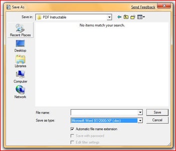 Create a Word/Open Office Document