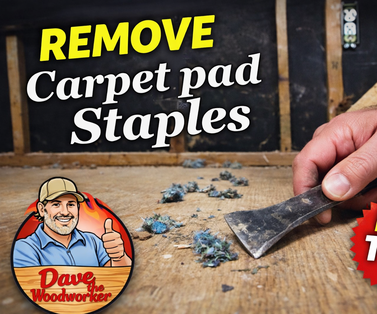 How to Remove Carpet Staples
