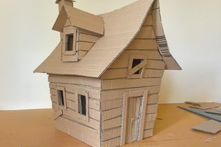 DIY Witch House Using Recycled Cardboard. : 5 Steps - Instructables