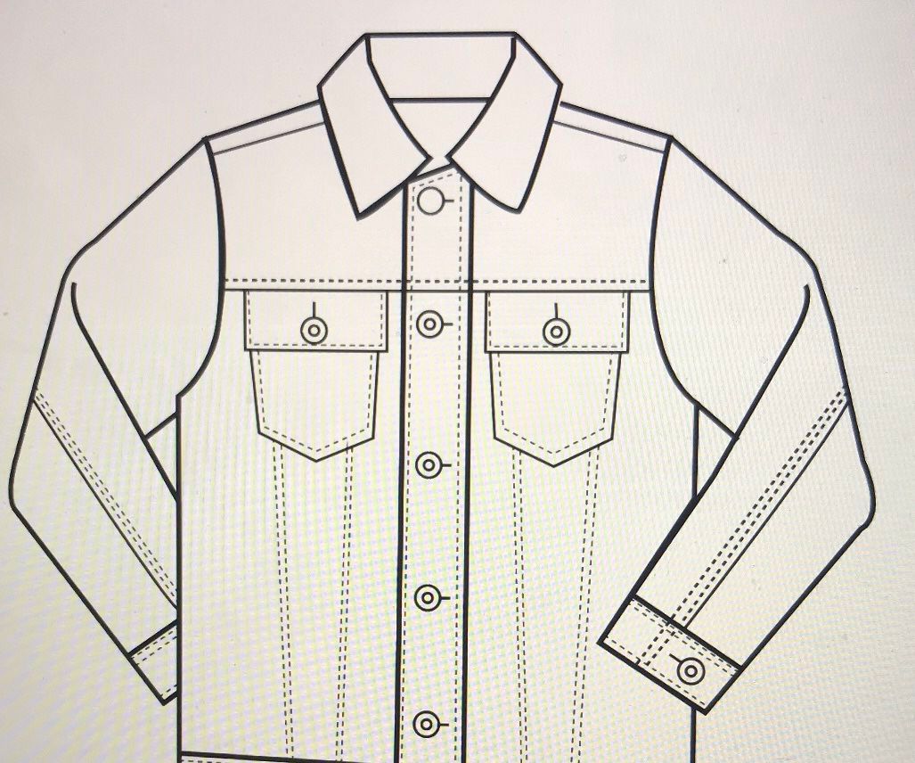 Using Up-cycled Material to Make a 45 Inch Denim Jacket