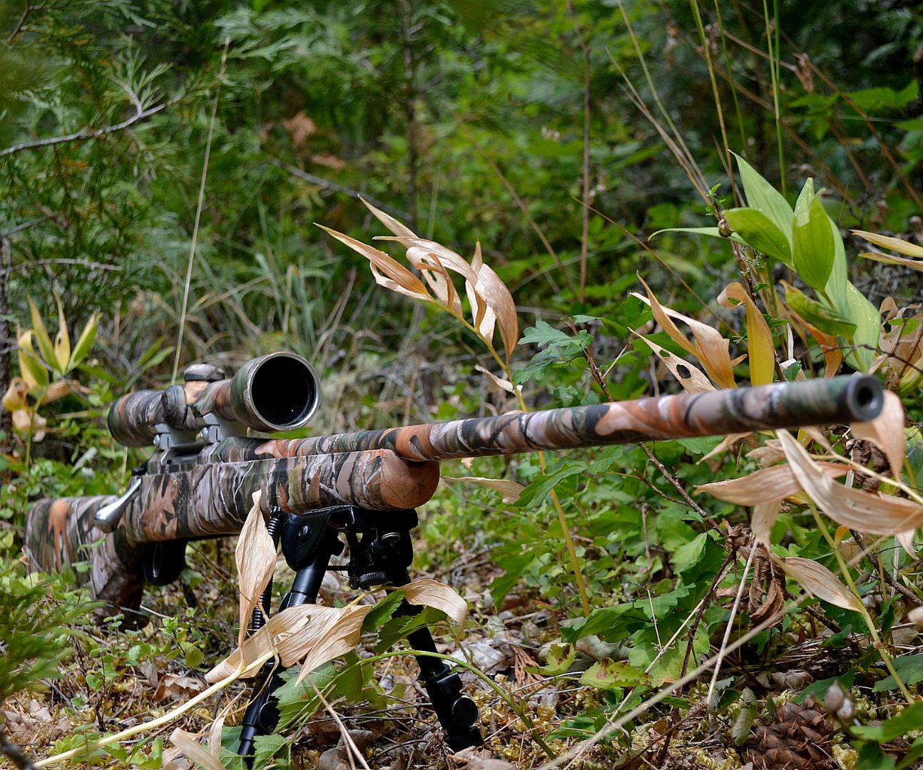 Camouflage Your Rifle With a GunSkins Vinyl Wrap