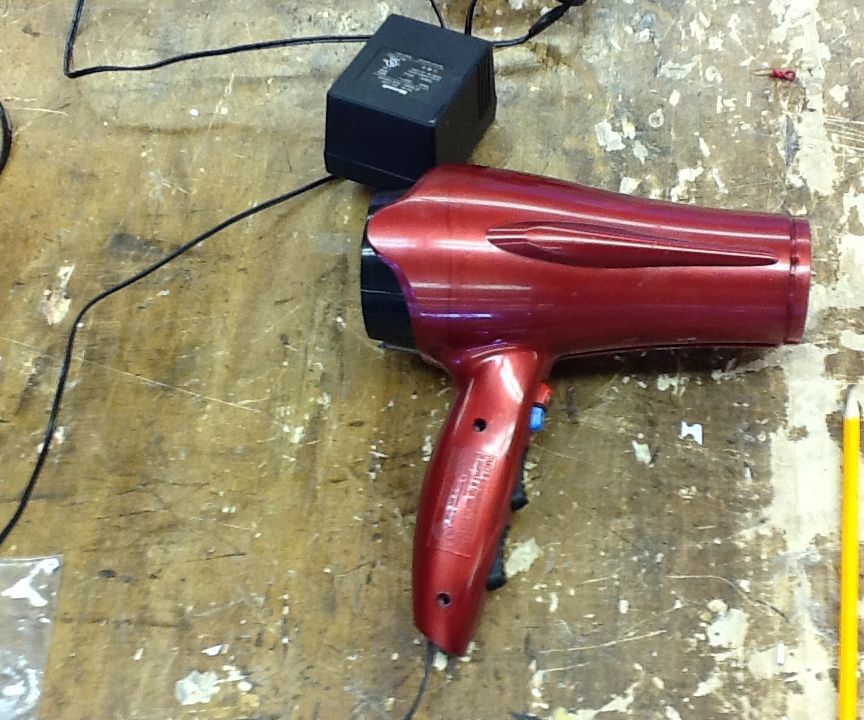 Hair Dryer Hiding Place