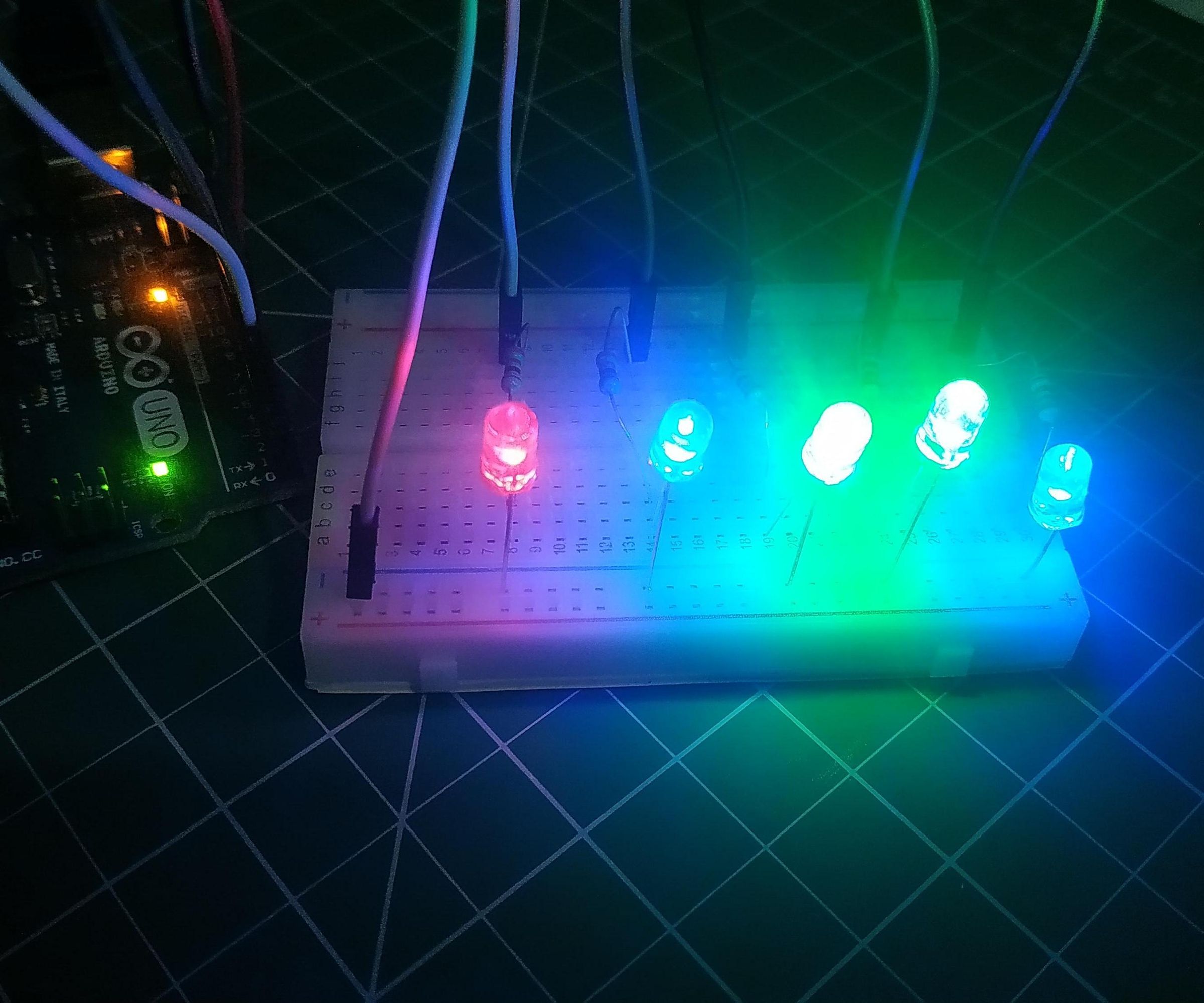 LED Interfacing With Arduino UNO  With Port Registers