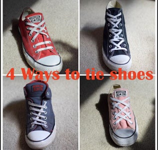4 Ways to Lace Shoes