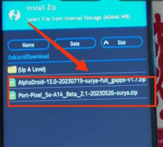 Flash the Custom ROM (LineageOS Example)