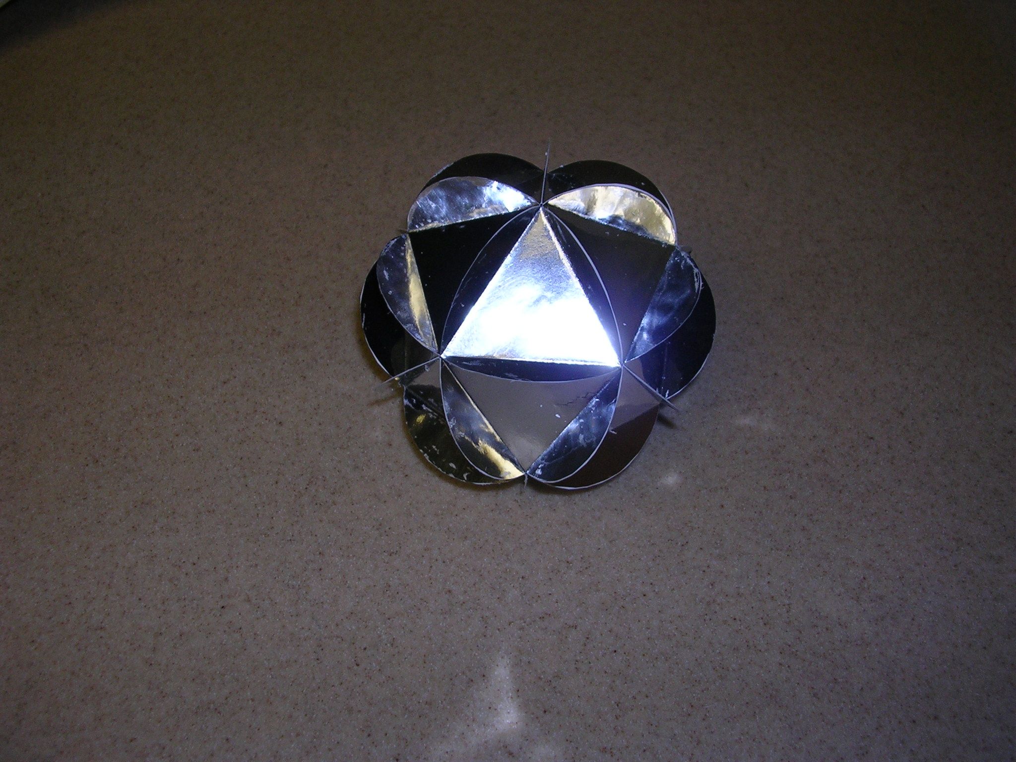 Icosahedron Christmas Ornament