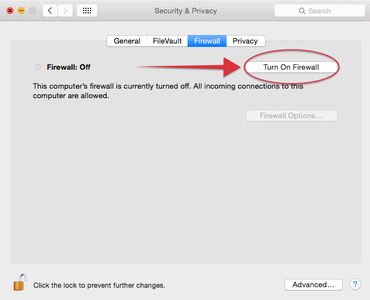 Switch on Your Firewall