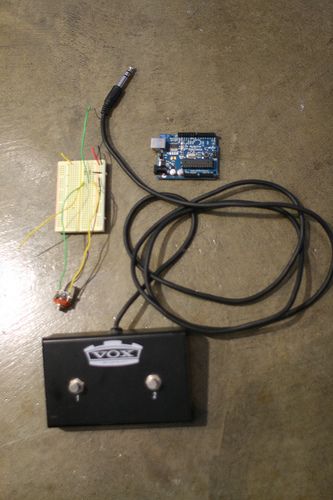Mac OS Foot Switch From a Guitar Amp Pedal.