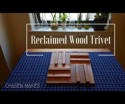 Reclaimed Wood Trivet