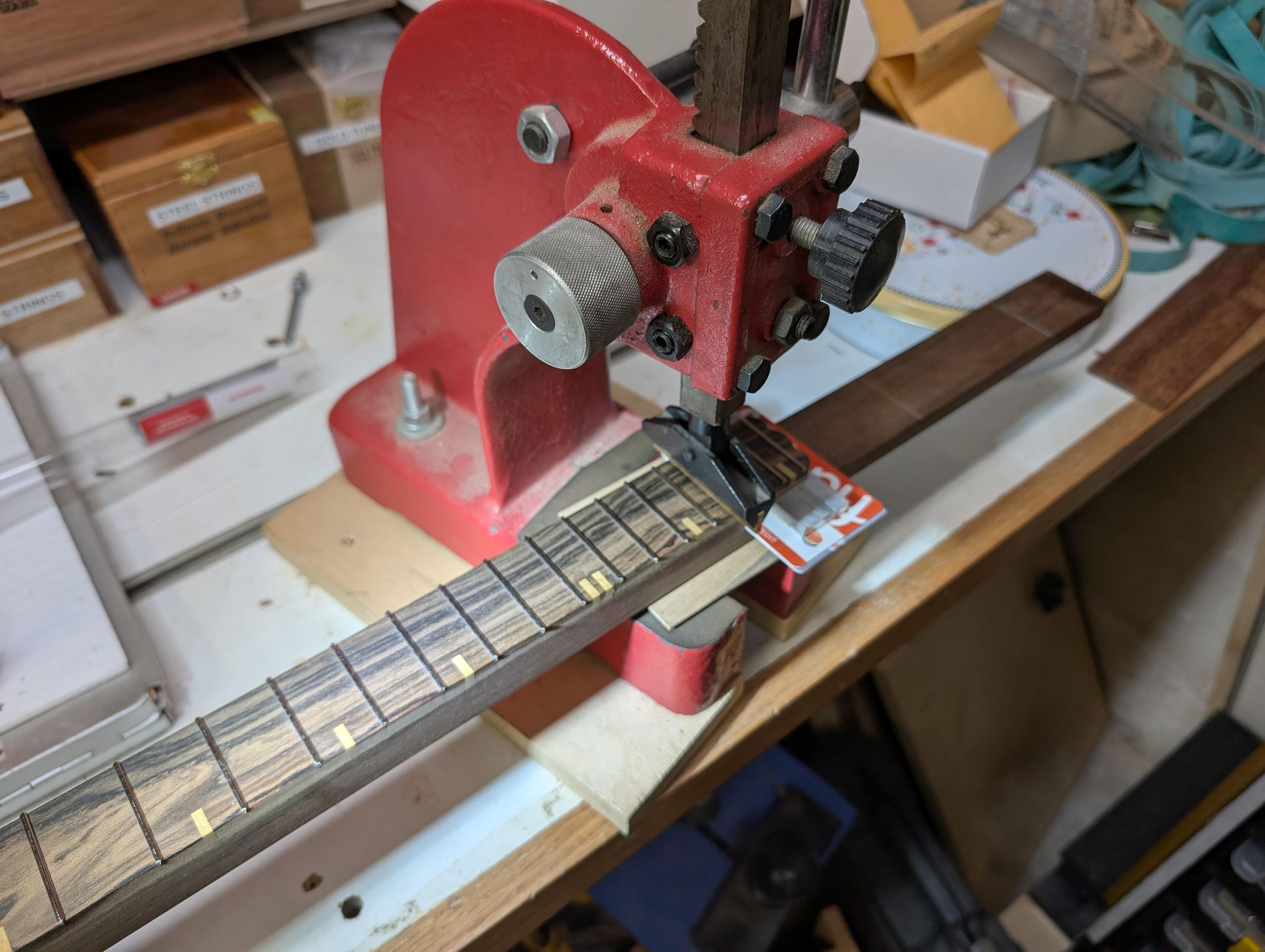 Installing the Frets