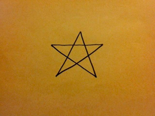 How to Draw a 5-point Star. : 6 Steps - Instructables