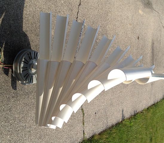 A Vertical Wind Generator From Washing Machine Motor : 15 Steps (with ...
