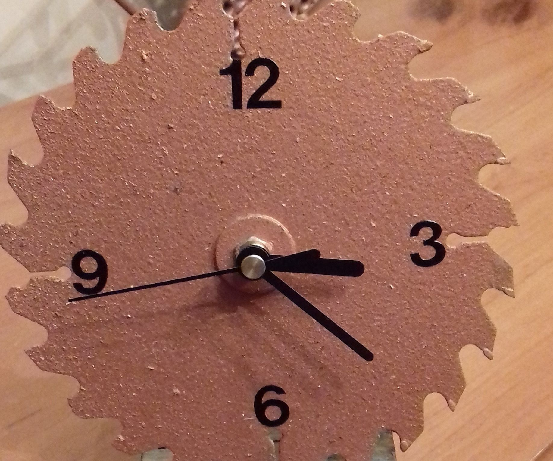 Circular Saw Clock