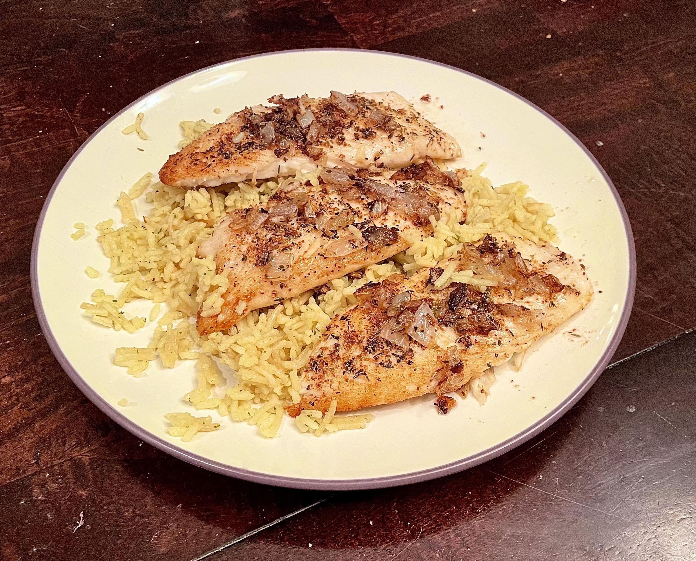 Garlic Butter Pan-Seared Tilapia