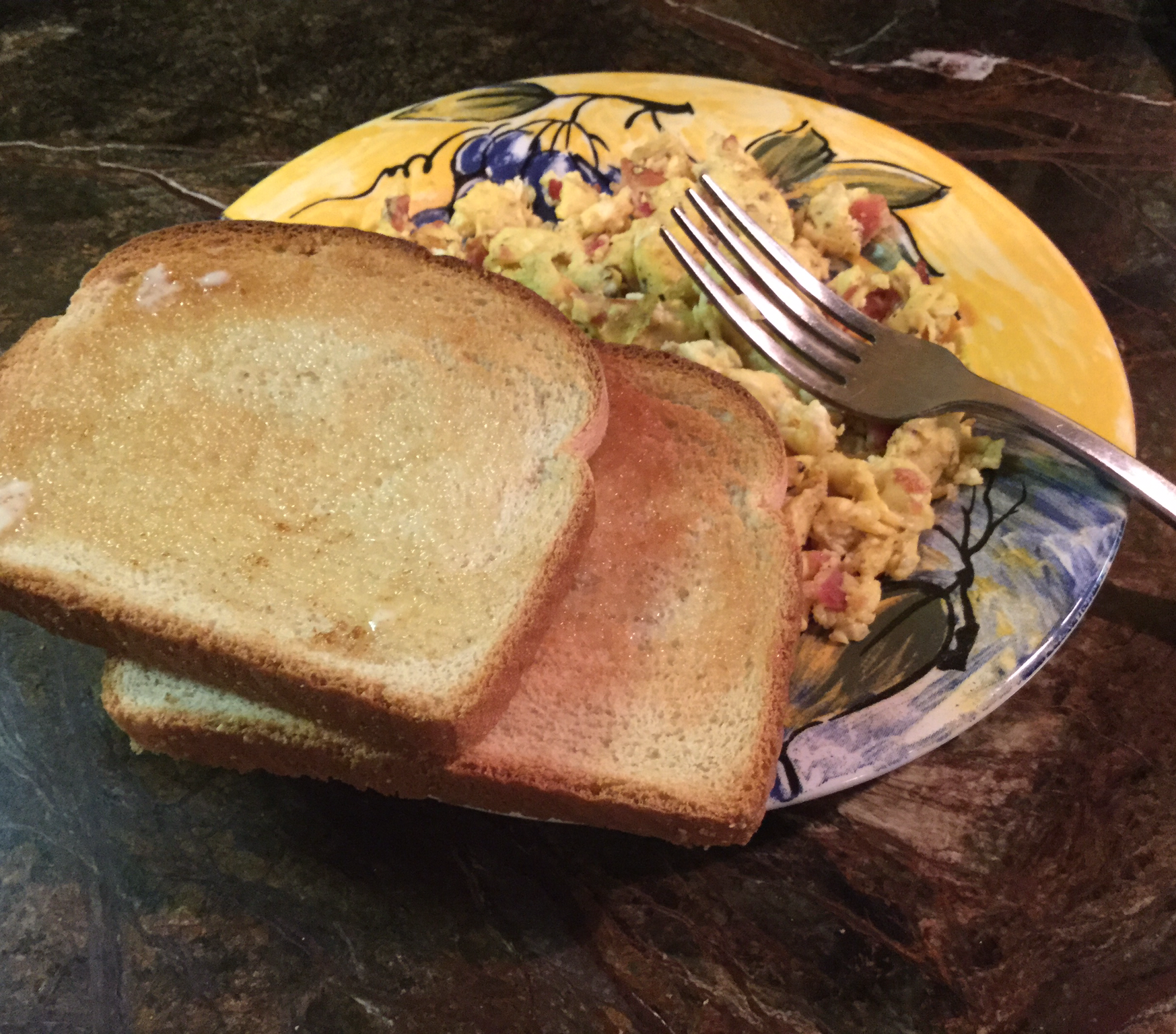 Easy Eggs, Toast, and Bacon Breakfast