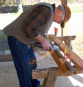 Cut and Bend the Top Rail