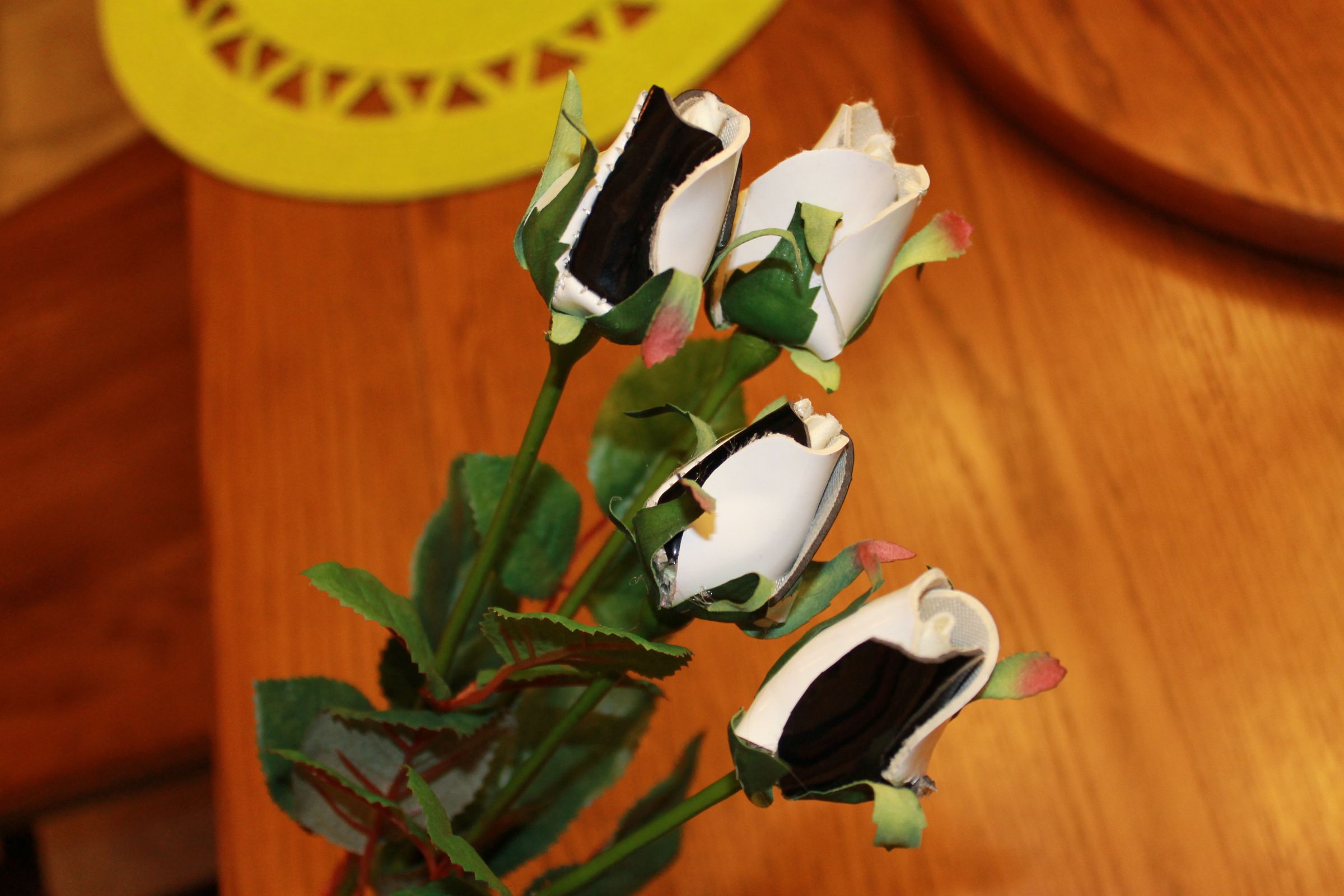 Rose Buds From a Soccer Ball (or Other Sport)