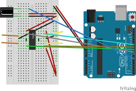 Remote Controlled Robot Using Arduino and T.V. Remote : 11 Steps ...