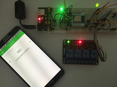 ESP8266 and Relay Control Using Smartphone : 8 Steps - Instructables