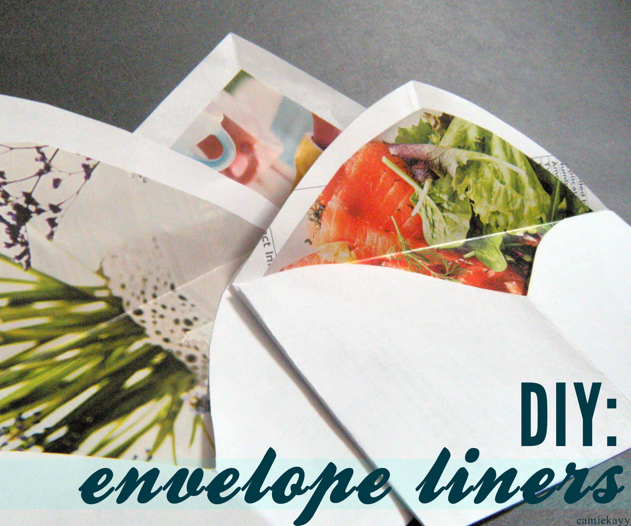 DIY: Envelope Liners 