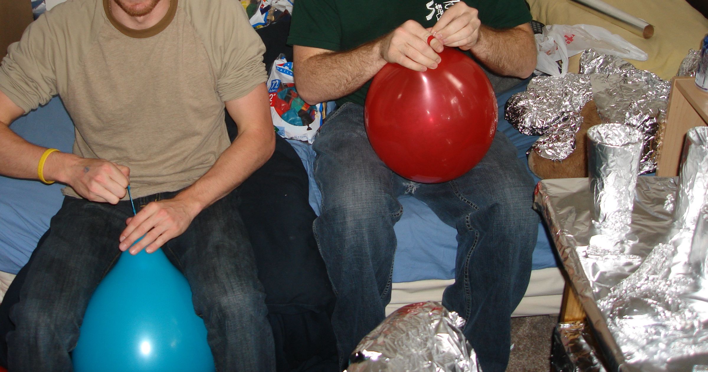 Balloon and Aluminum Foil Prank 5 Steps Instructables