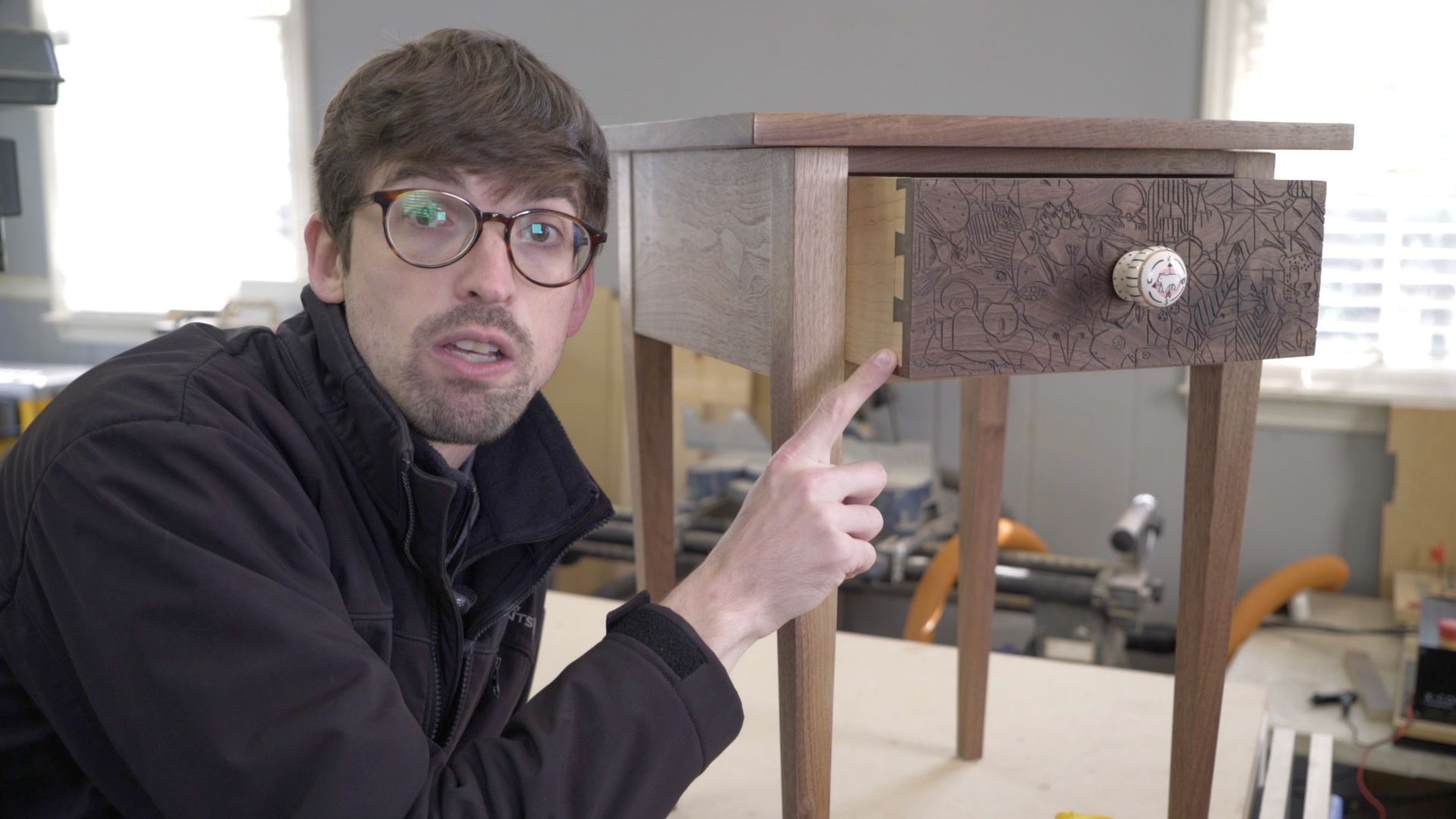 Hand Carved Walnut End Table 23 Steps (with Pictures) Instructables