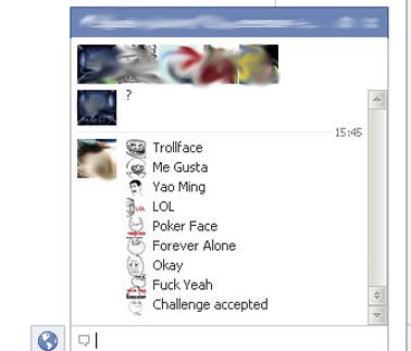 How to Make Faces in the Facebook Chat