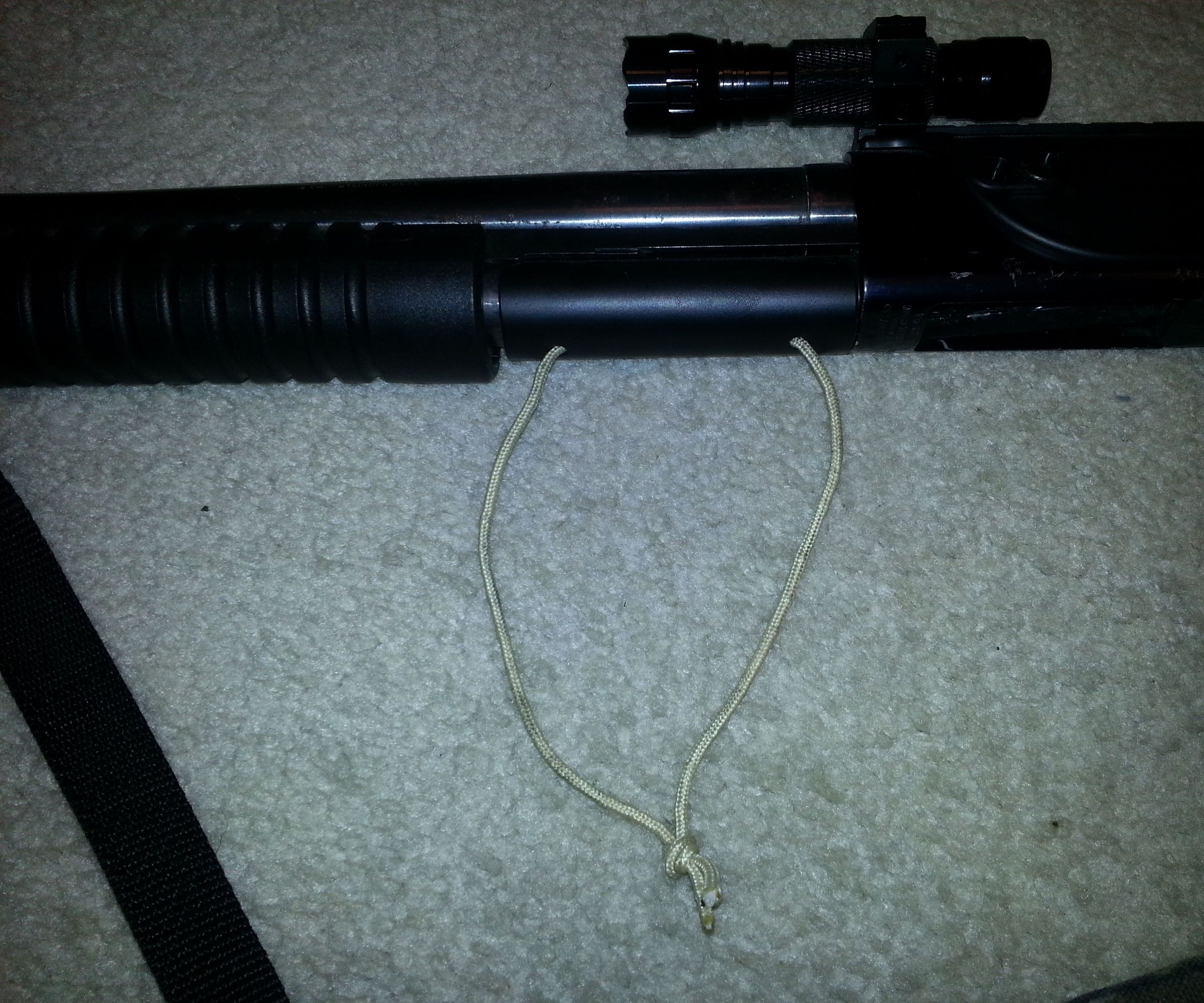Cheap and Easy Extra Safety for Pump Action Shotgun