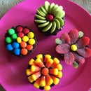 Colourful Chocolate Cupcakes
