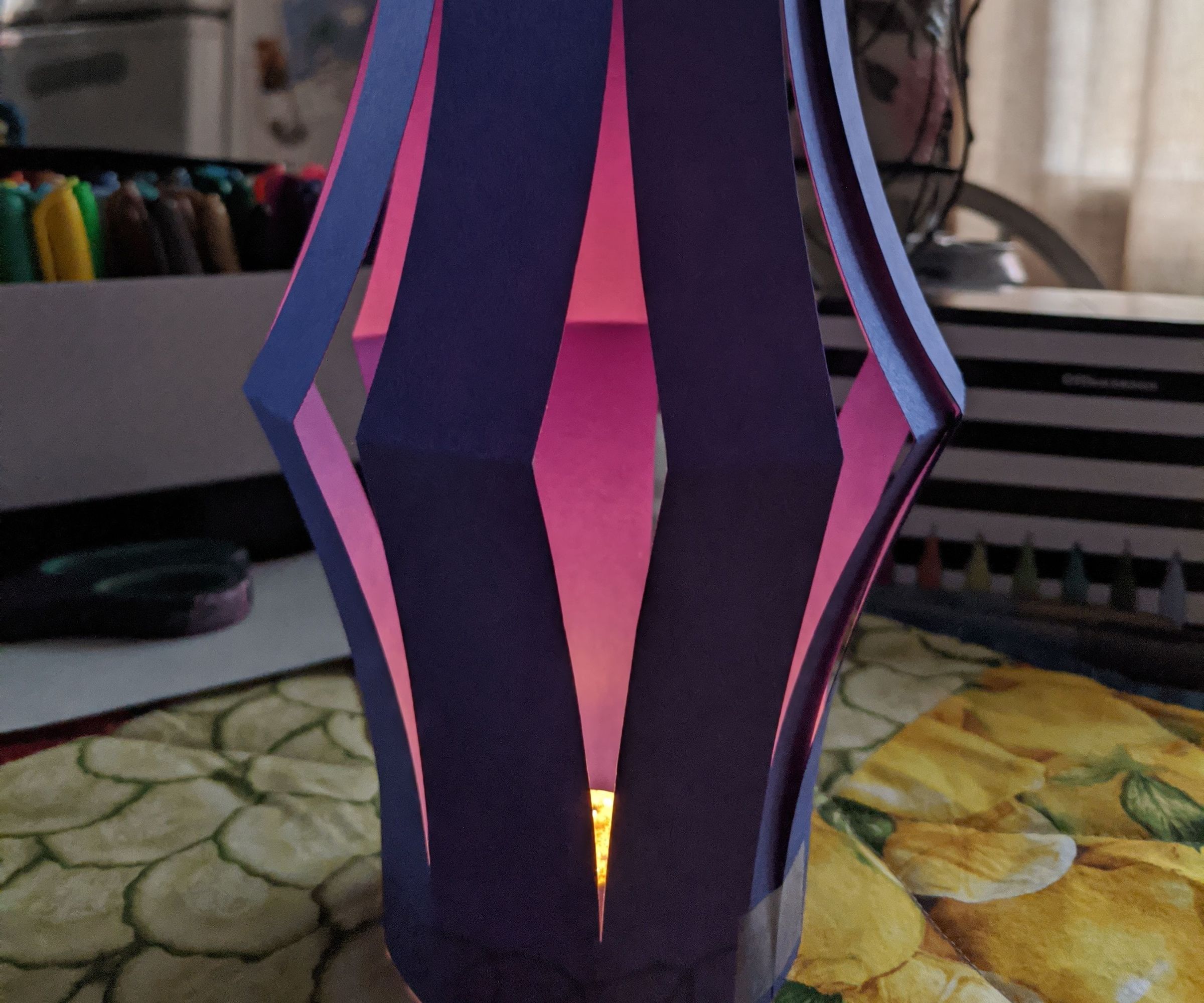 Paper Winter Solstice Lamps