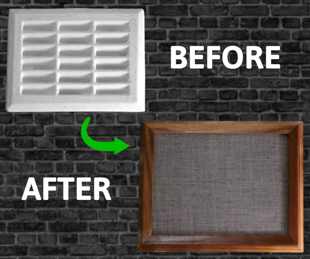 How to Hide a Wall Vent