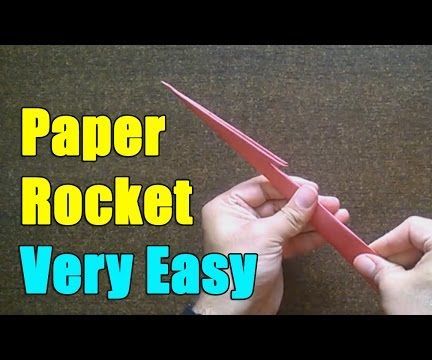 How to Make Paper Rocket for Kids