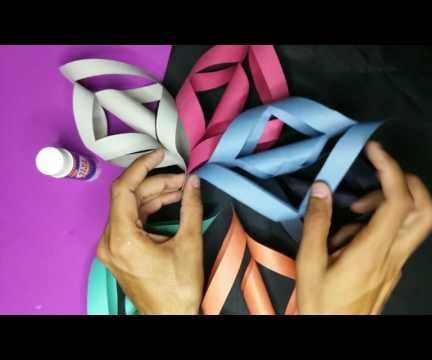 How to Make a 3D Paper Snowflake [DIY] by Brain Washer