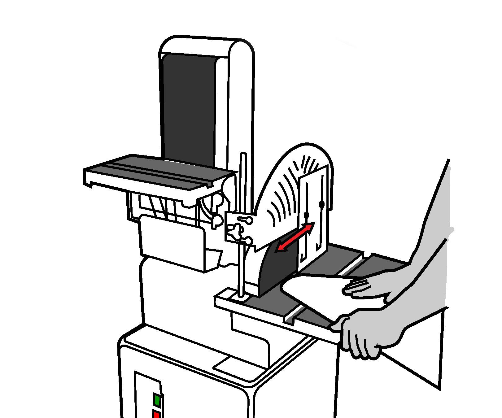 Operating the Sanders