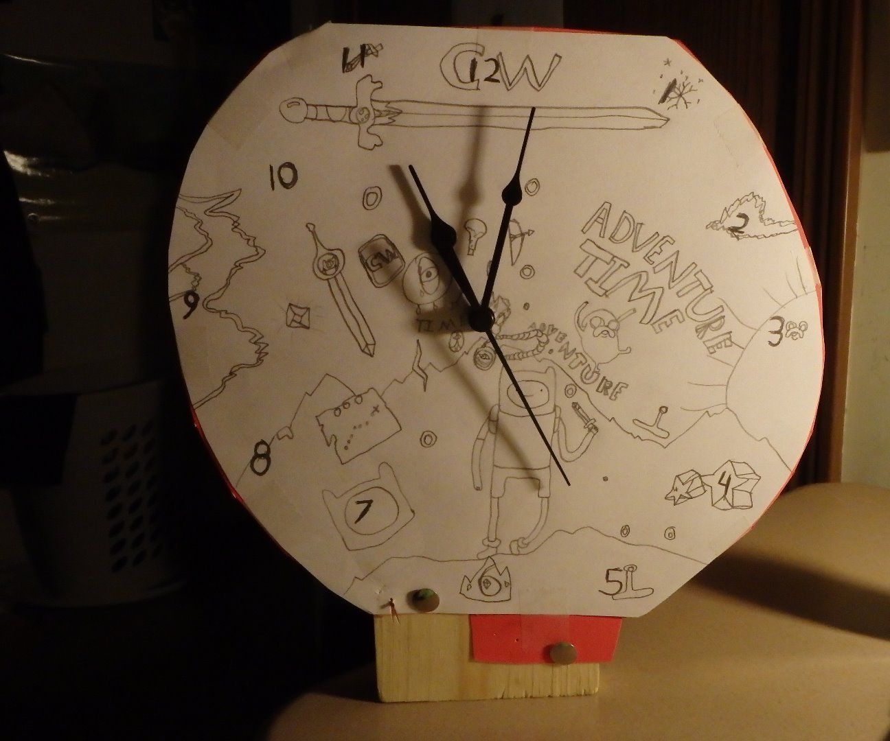Adventure Time Themed Clock
