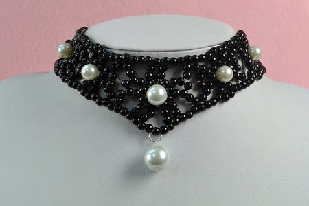 Pandahall Original Project--How to Make Delicate Choker Necklace With Pearl Beads