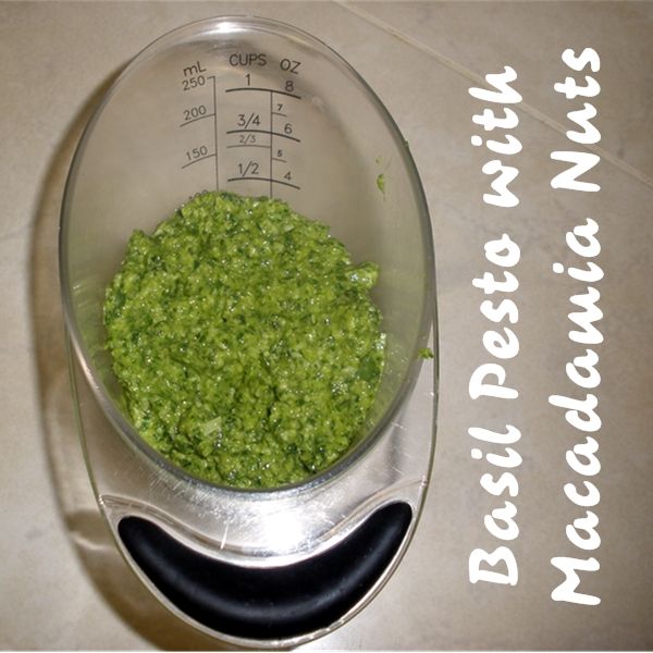 Pesto With Macadamia Nuts
