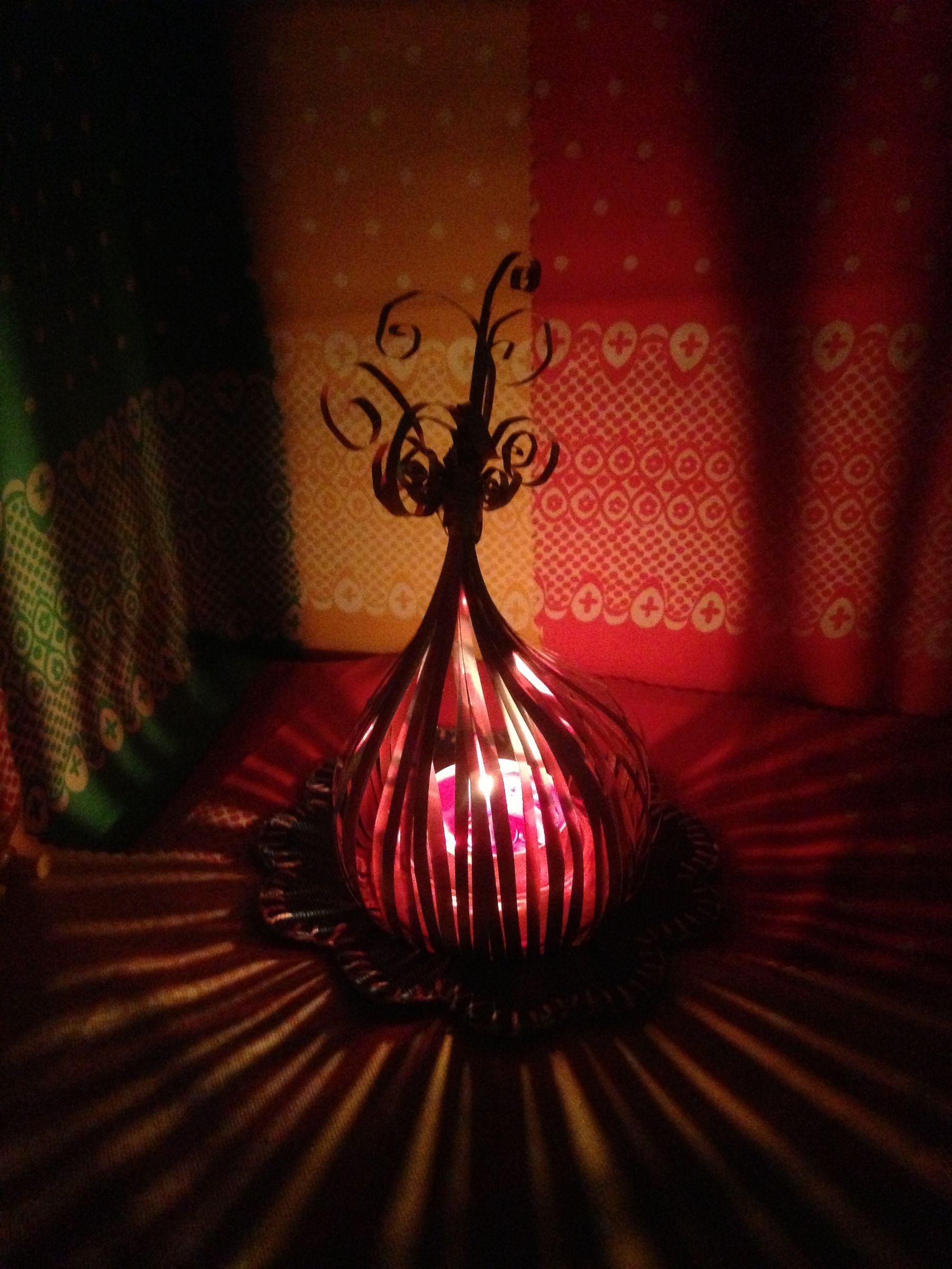 Juice Can Candle Holder