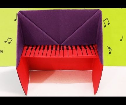 DIY Crafts : How to Make Origami Piano 