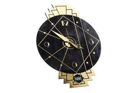 Make an Art Deco Clock With Temperature Module