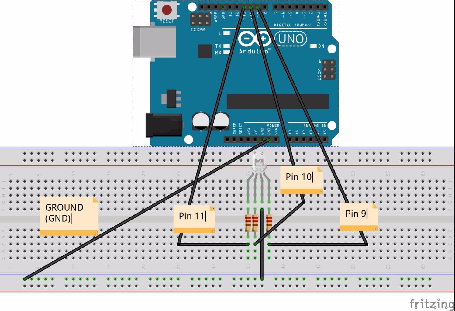 How to Control an RGB LED With an Arduino : 11 Steps - Instructables