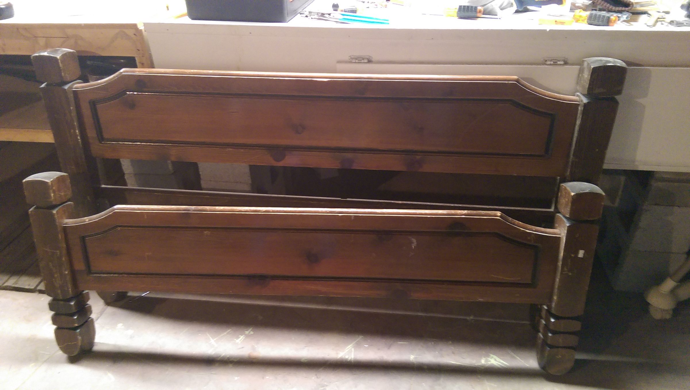 A Bench From an Old Bed 9 Steps Instructables