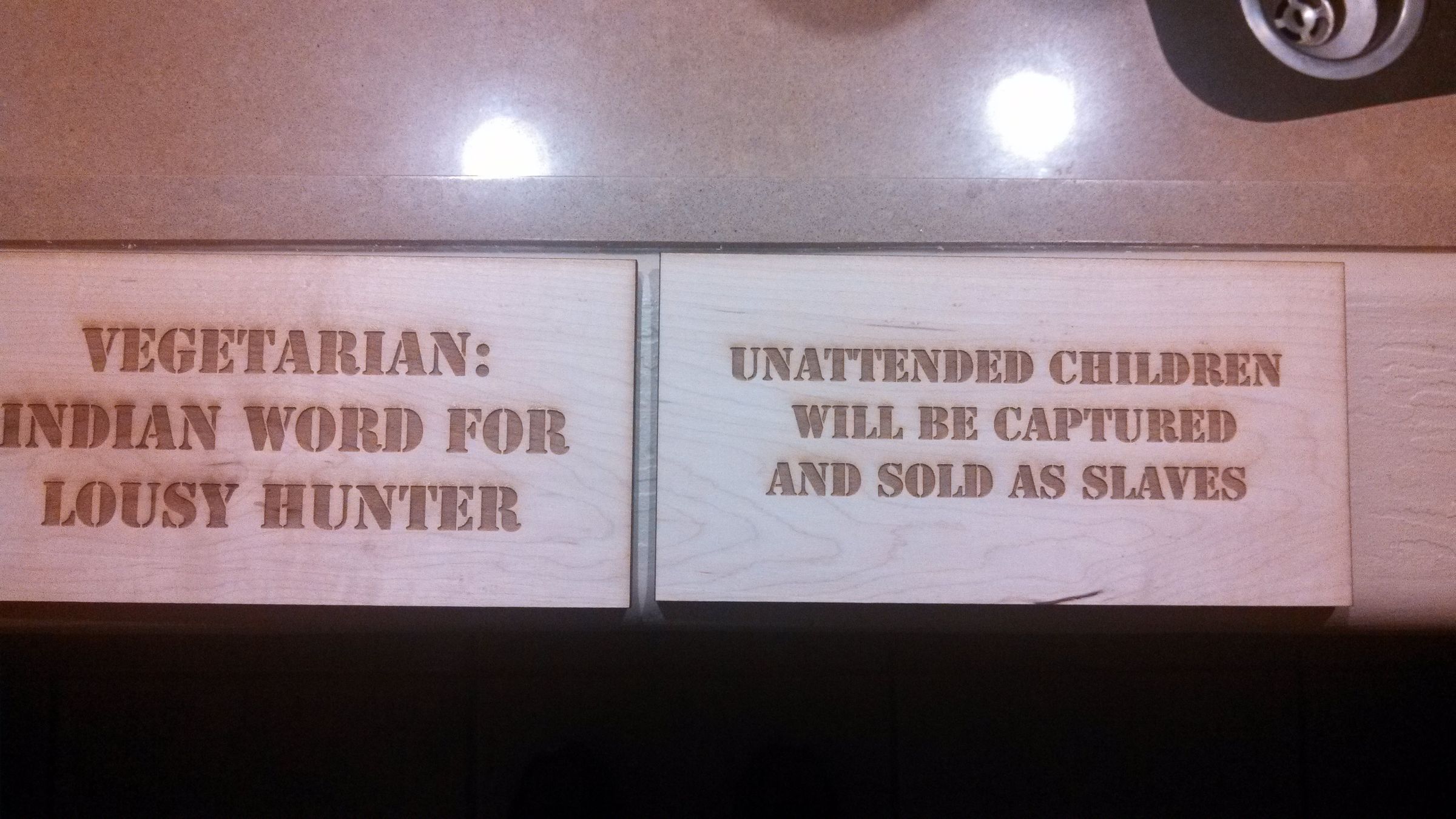 Laser Cut Phrases