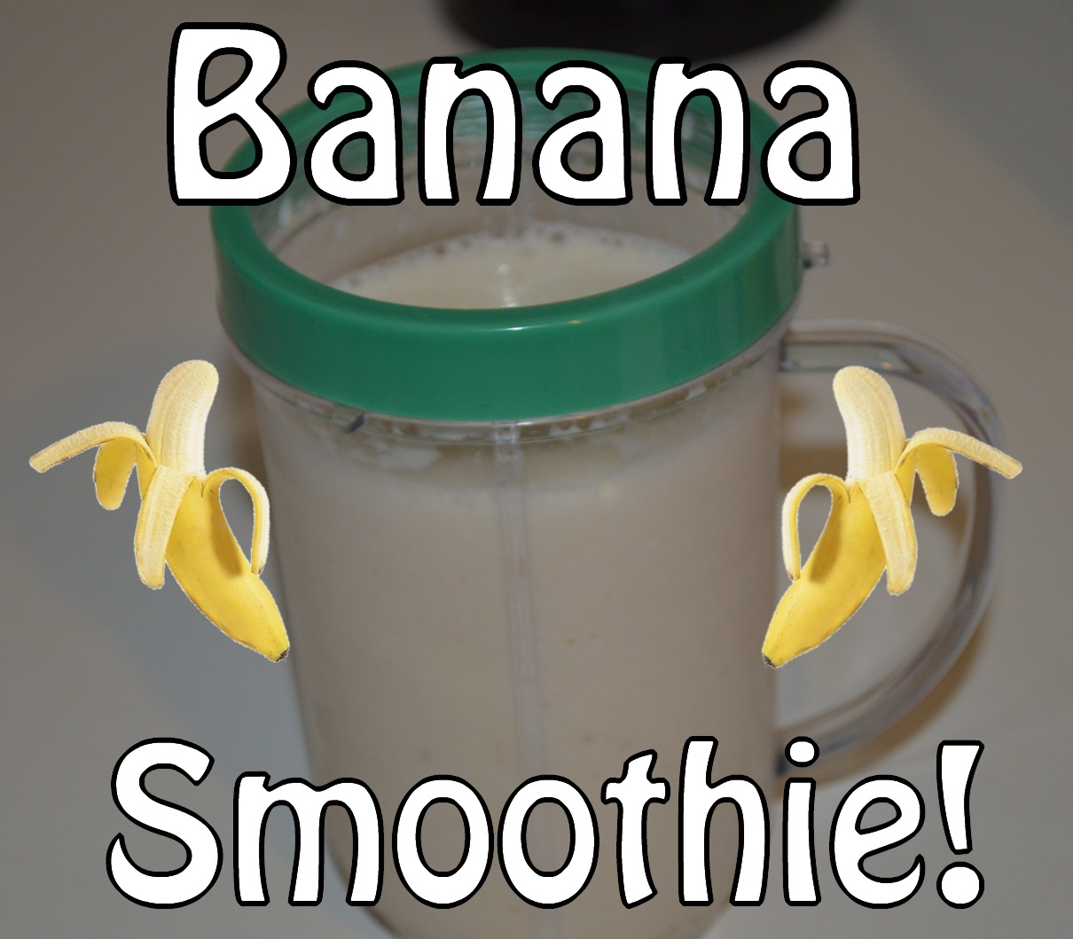 Super-Simple Banana Smoothie (Magic Bullet)