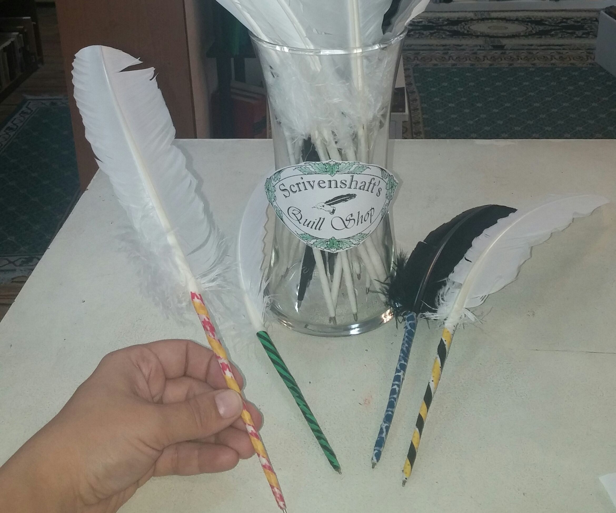 Personalized Writing Quills With Ballpoint Pens