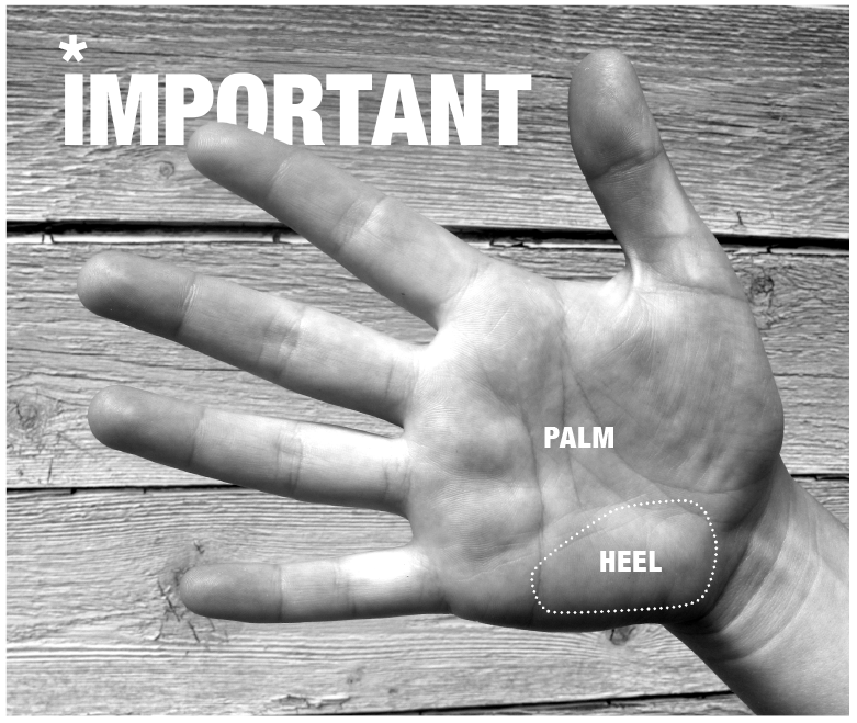 Avoid injury to your hand