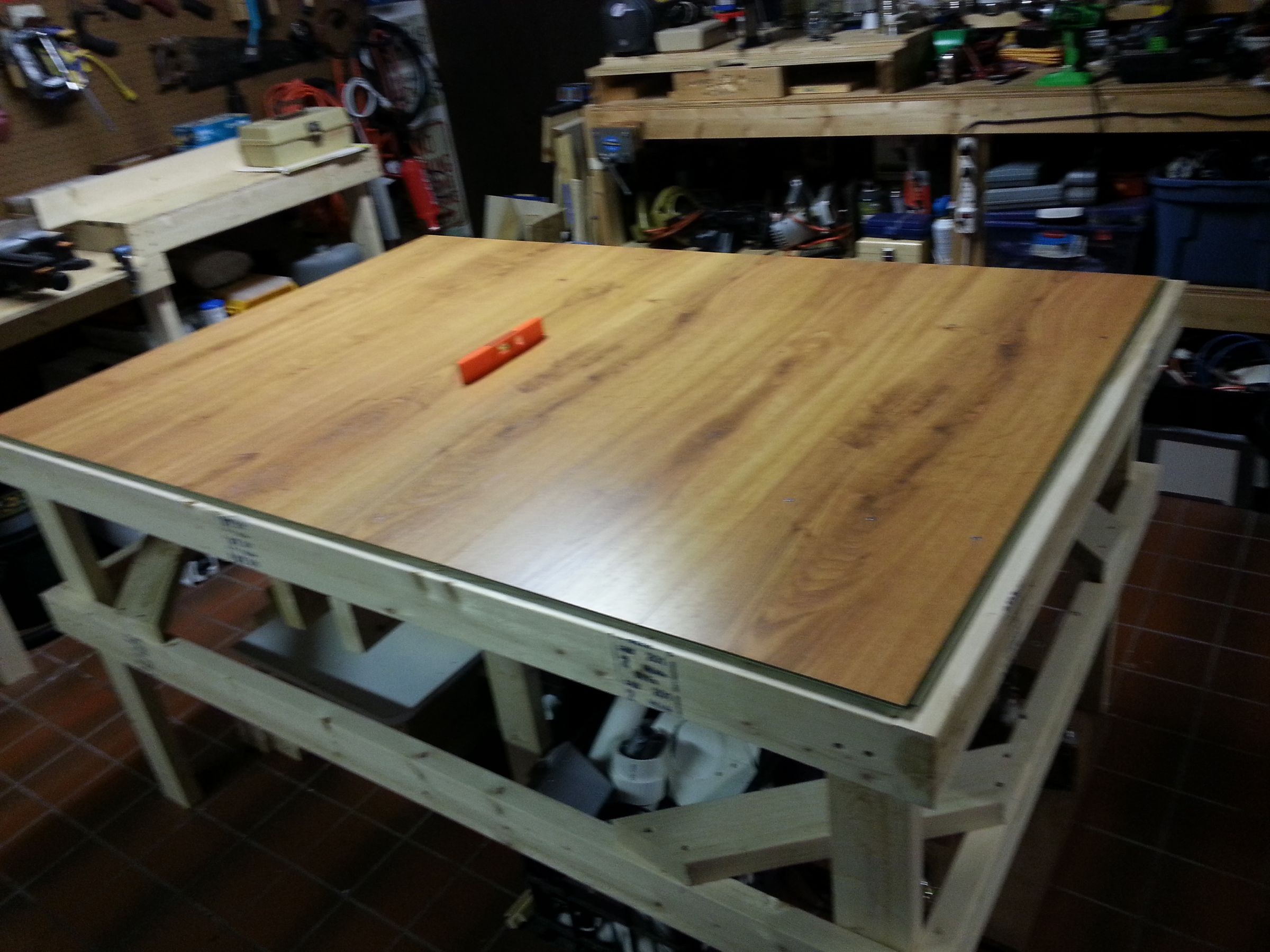 Laminate Flooring Workbench Instructables