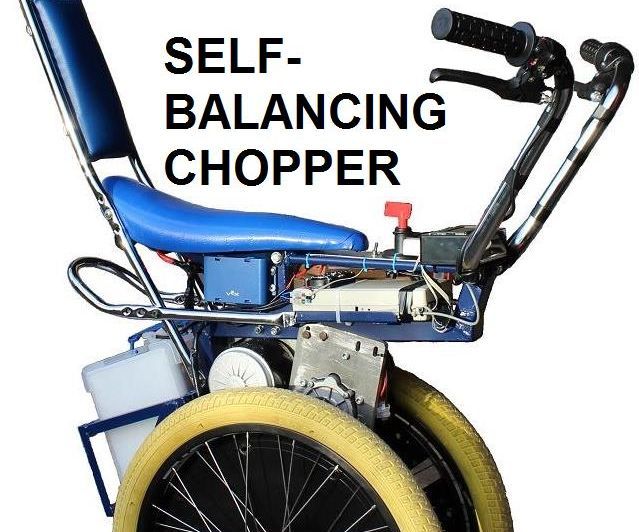 Self-balancing Raleigh Chopper Inspired Electric Scooter
